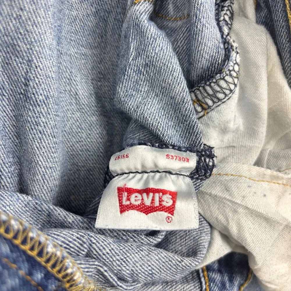 Vintage Levis 501 Mens 34x36 Original Fit Jeans Light Distress Grunge Denim
